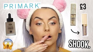 TESTING PRIMARK MAKEUP! ARCTIC ICE COLLECTION + STILA GLITTER DUPE!? FIRST IMPRESSIONS + REVIEW