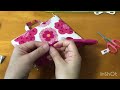 【手帳みたいに開く】ダブルファスナー　ペンケースの作り方　how to make a zipper pen case that opens like a notebook