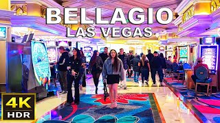 [4K HDR] Bellagio Las Vegas Walking Tour | Dec 2023 | Las Vegas, Nevada