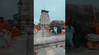 This rock saves the kedarnath temple during floods 🙏#dream #mahadev