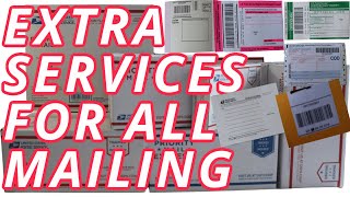 How AN EXTRA SERVICE WORKS when Mailing letter and package using Post office service.
