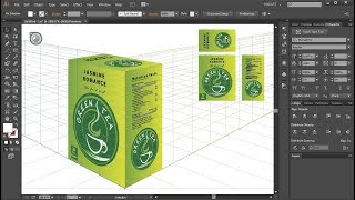 How to Apply Flat Graphics to the Perspective Grid  in Adobe Illustrator