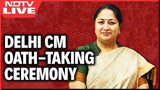 Rekha Gupta Swearing In Ceremony LIVE | Delhi CM Oath Taking | Delhi CM Swearing In | Delhi CM Oath