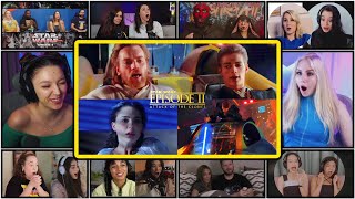 Fans React To ANAKIN \u0026 OBI WAN STOP PADMEs BOUNTY HUNTER | Star Wars Episode 2 Movie Reaction Mashup