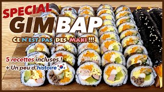 SPECIAL kimbap (gimbap) : 5 recettes made in Corée pour savoir comment les cuisi