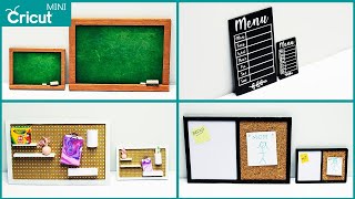 Miniature Dollhouse Decor: DIY Boards with Cricut | Menu, Blackboard \u0026 Beyond!