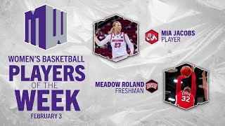 MW Women's Basketball Players of the Week- 2/3/2024