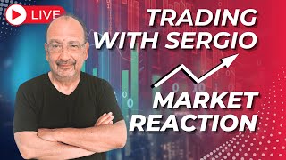 TRADING WITH SERGIO - As predicted Volatility has picked up - Live Q\u0026A, Bitcoin, Watchlist