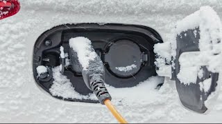 No, you don't have to charge your EV inside during the winter