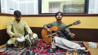 Some Taan in Raag  Yaman Kalyan || Praful Khapekar || Mayur Malik  #raag #guitar  #classicalguitar