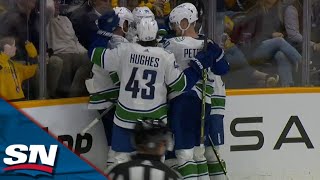Canucks' Andrei Kuzmenko Pulls Off Incredible Effort To Score Equalizer In Dying Seconds