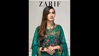 Zarif Embroidered Chiffon Suit Volume 2