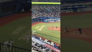 2021年10月30日　ZOZOマリンスタジアム　千葉ロッテマリーンズvs日ハム　32佐藤都志也選手、杉浦稔大投手からシーズン6号ホームラン