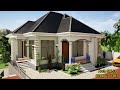 Three bed rooms residential house with underground design. Karibun wadau wetu kwa RAMANI na ujenzi