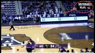 Watch Stephen F. Austin flip win probability with remarkable comeback