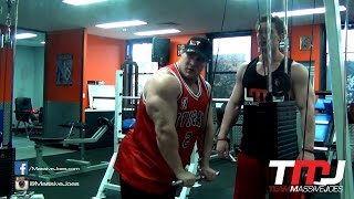 In The Gym With Team MassiveJoes - Y3T Chest \u0026 Tricep Workout  4 July 2014 - Jakes Muscle Factory