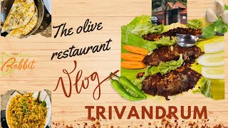 The Olive Restaurant | Kowdiar | Punnarameen |Crab Meat Fried Rice |  Lunch at Trivandrum | Sea food