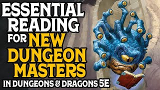 Essential Reading for New DM's in Dungeons and Dragons 5e