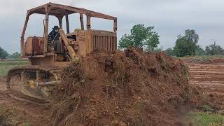 จัดจ้านในย่านนี้ แsง nะลุ ทุ่งนา สายดัน รุ่นเก่า KOMATSU D80A BULLDOZER EP.9290