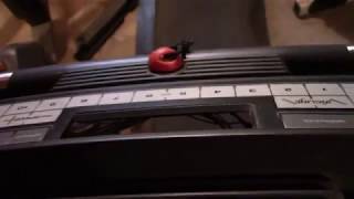Treadmill console buttons not working.