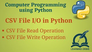 [Python Programming Basics to Advanced]: CSV File Read Write Operations | Lab 25P-2