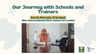 Ms. Sarah Hussain, Principal Ilma International World School, Sri Lanka