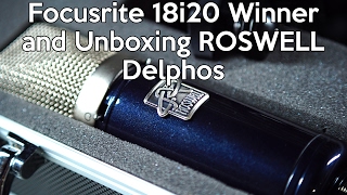 Focusrite 18i20 Winner and Unboxing Roswell Delphos | SpectreSoundStudios