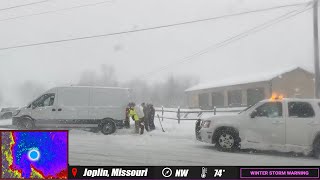 Lowkey Mid SW Missouri Winter Storm - Full Storm Chase