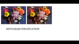 Histogram specification using Matlab