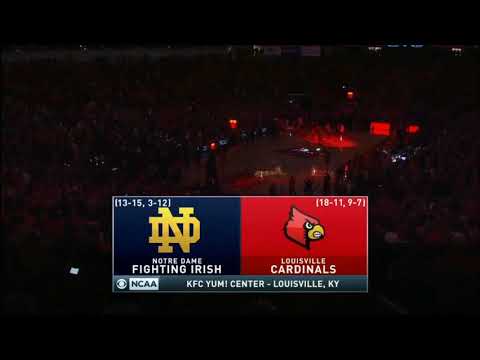 NCAA On CBS Intro | Louisville Vs Notre Dame | 3/3/19 - YouTube