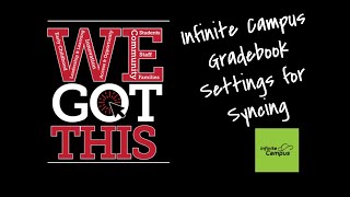 Infinite Campus Gradebook Settings for Syncing