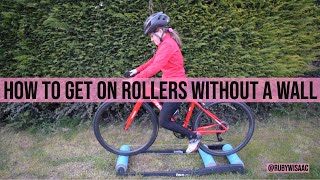 How To Get On Rollers Without A Wall