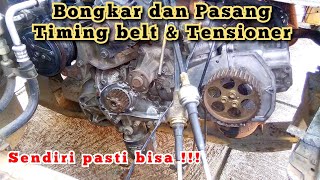 Cara Mengganti Timing belt dan Tensioner Sendiri di RUMAH Biaya Lebih MURAH Daihatsu Zebra Espass‼️