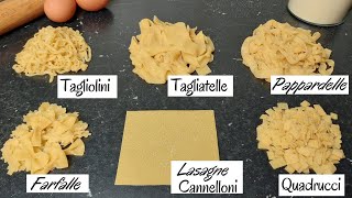 How to make italian homemade pasta. It is not difficult. Try with me