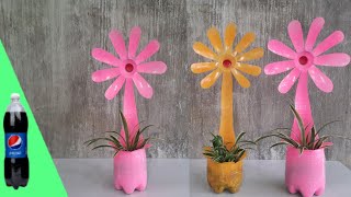 Tái chế chai nhựa làm chậu trồng cây Lan Chi | creative plant pot from plastic bottle