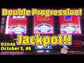 Double Progressive Jackpot! Crystal Star Deluxe Double Nudge Slot  at Pala Casino