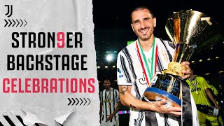 BACKSTAGE CELEBRATIONS | Behind-The-Scenes Of Juventus' Title Win! | #Stron9er