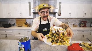 making guy fieri's trash can nachos