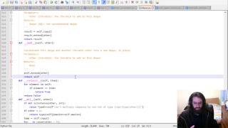 Let's Code Python: Deque, Part 12