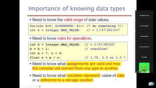 Programming Language Concepts: Primitive Data Types, Character String Types and Enumeration Types