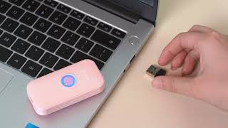 Pink Portable Barcode Scanner, Super Cute!