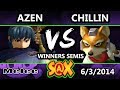 S@X Weekly - Azen (Marth) Vs. CRS.Chillin (Fox) SSBM Winners Semis - Smash Melee