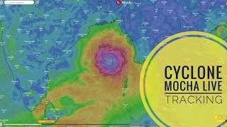 Cyclone Mocha Live map and movement tracking | Predicted path of Mocha cyclone | Cyclone alert
