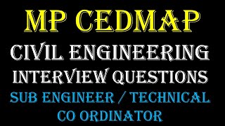 ced map vacancy 2022 new update || interview list ced map ||sub engineer interview question civil