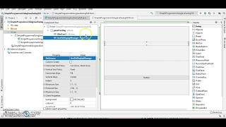 JAVA Swing GUI to Create Simple Program || Display Message by Clicking a Button in JAVA