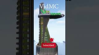 How to make Stark Avengers Tower in Survival Minecraft (short tutorial) #shorts