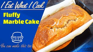 Fluffy Marble Cake Recipe | Chocolate Cake | Vanilla Cake | IEWICOOK