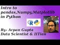 5 minutes Intro to Python Libraries for Machine Learning & Data Science