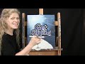 how to paint winter stroll over bridge with acrylic paint and sip at home step by step tutorial