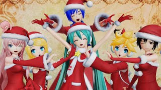 【Project DIVA MM】 Stay With Me X Sweet Magic X Snowman X The Snow White Princess is... X Akatsuki